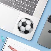 サッカーボール色彩の鮮やかアート シール (ノートパソコンとiPhone)