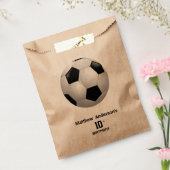 サッカーボール誕生日ファブロット フェイバーバッグ (封をした状態)