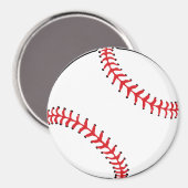 サッカーボール赤白磁石 マグネット (正面/裏面)