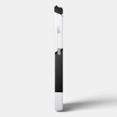 サッカーボール選手ナンバモノグラム Case-Mate iPhoneケース (裏面 / 左)