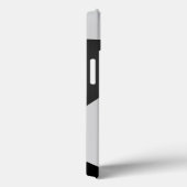 サッカーボール選手ナンバモノグラム Case-Mate iPhoneケース (裏面 / 右)