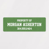 サッカーボール防水 ラベル (デザイン1)