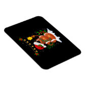 サッカーボール雪だるまサンタハットメリークリスマス マグネット (右側)