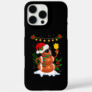 サッカーボール雪だるまサンタハットメリークリスマス iPhone 16 PRO MAXケース