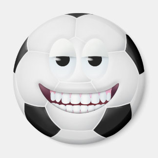 サッカーボール顔2 マグネット