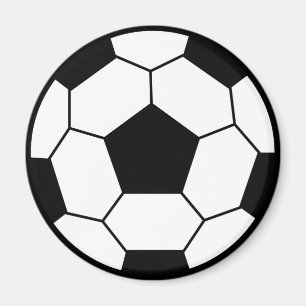 サッカーボール黒磁石 マグネット