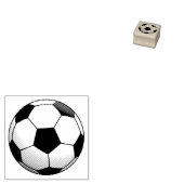 サッカーボール1x1 ラバースタンプ (押印)