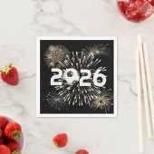 サッカーボール2026年大晦日パーティー スタンダードカクテルナプキン (インサイチュ)