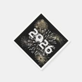 サッカーボール2026年大晦日パーティー スタンダードカクテルナプキン (角)