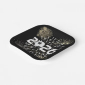 サッカーボール2026年大晦日パーティー ペーパープレート (傾斜あり)