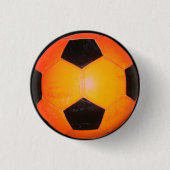 サッカーボール3つ 缶バッジ (正面)