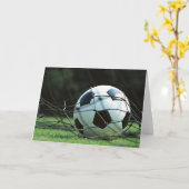 サッカーボール3 カード (黄色い花)