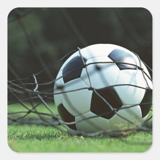 サッカーボール3 スクエアシール (正面)