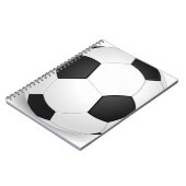 サッカーボール3D ノートブック (左側)