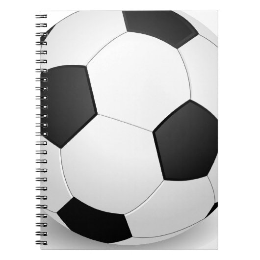 サッカーボール3D ノートブック (正面)