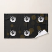 サッカーボール6個 ハンドタオル (ハンドタオル)