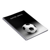 サッカーボール オリジナルノート ノートブック (右側)