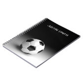 サッカーボール オリジナルノート ノートブック (左側)