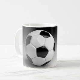 サッカーボール オーダーメイド コーヒーマグ カップ