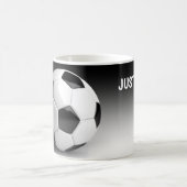 サッカーボール オーダーメイド コーヒーマグ カップ (中央)