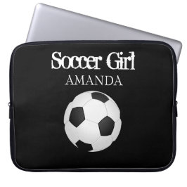 サッカーボール オーダーメイド ラップトップカバー ギフト  ラップトップスリーブ