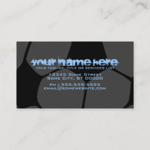 サッカーボール: カスタマイズ可能な色: 名刺