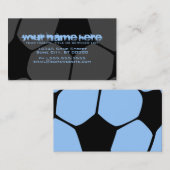 サッカーボール: カスタマイズ可能な色: 名刺 (正面/裏面)