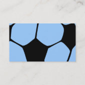 サッカーボール: カスタマイズ可能な色: 名刺 (裏面)