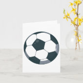 サッカーボール カード (黄色い花)