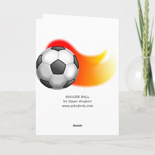 サッカーボール カード (裏面)