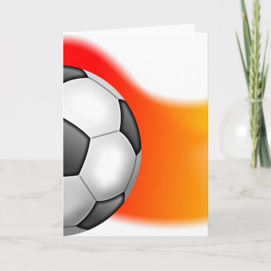 サッカーボール カード (正面)