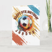 サッカーボール カード (正面)