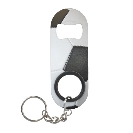 サッカーボール キーホルダー栓抜き (正面)