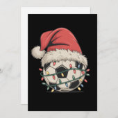 サッカーボール クリスマス サンタハット イブ スポーツ (正面/裏面)