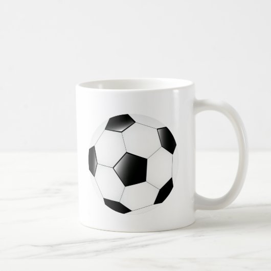 サッカーボール コーヒーマグカップ (右)
