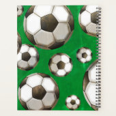 サッカーボール |サッカーのグリーンフィールド |コーチプラクティス プランナー手帳 (裏面)