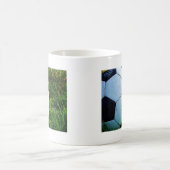 サッカーボール – サッカーボール コーヒーマグカップ (中央)