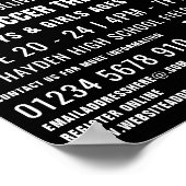 サッカーボール、サッカー広告キャンプ ポスター (角)