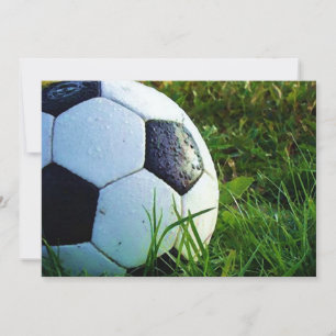 サッカーボール – サッカー招待状 招待状