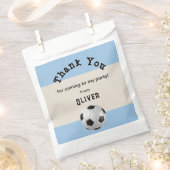 サッカーボール サッカー お誕生日パーティー フェイバーバッグ (クリップ留めされた状態)