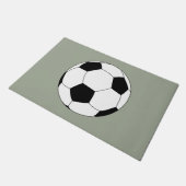 サッカーボール（サッカー） ドアマット (アングル)