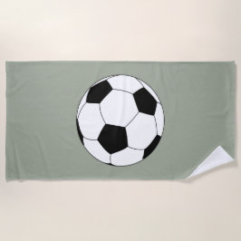 サッカーボール（サッカー） ビーチタオル