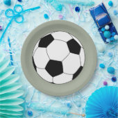 サッカーボール（サッカー） ペーパープレート (パーティー)