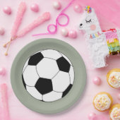 サッカーボール（サッカー） ペーパープレート (パーティー)