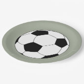 サッカーボール（サッカー） ペーパープレート (アングル)