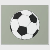 サッカーボール（サッカー） ラッピングペーパー (フラット)