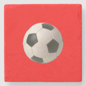 サッカーボール ストーンコースター (正面)