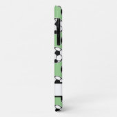 サッカーボール スポーツ パターン 名前入り Case-Mate iPhoneケース (裏面/左)