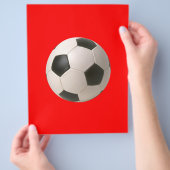 サッカーボール チラシ (手)