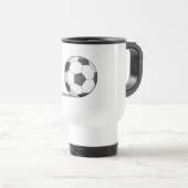 サッカーボール トラベルマグ (正面右)